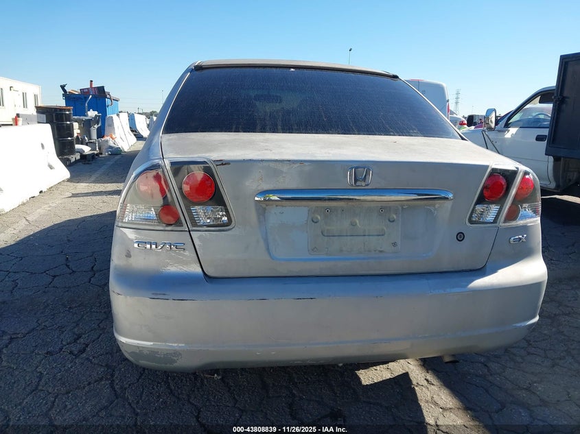 2003 Honda Civic Ex VIN: 2HGES26703H505912 Lot: 43808839