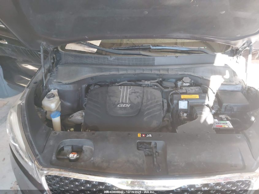 2016 Kia Sorento 3.3L Ex VIN: 5XYPHDA53GG129475 Lot: 43808842