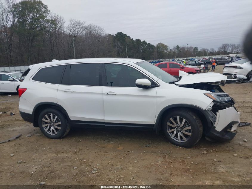 2020 Honda Pilot 2Wd Ex-L VIN: 5FNYF5H59LB009364 Lot: 43808854