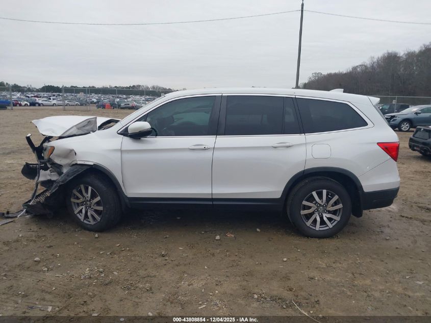 2020 Honda Pilot 2Wd Ex-L VIN: 5FNYF5H59LB009364 Lot: 43808854