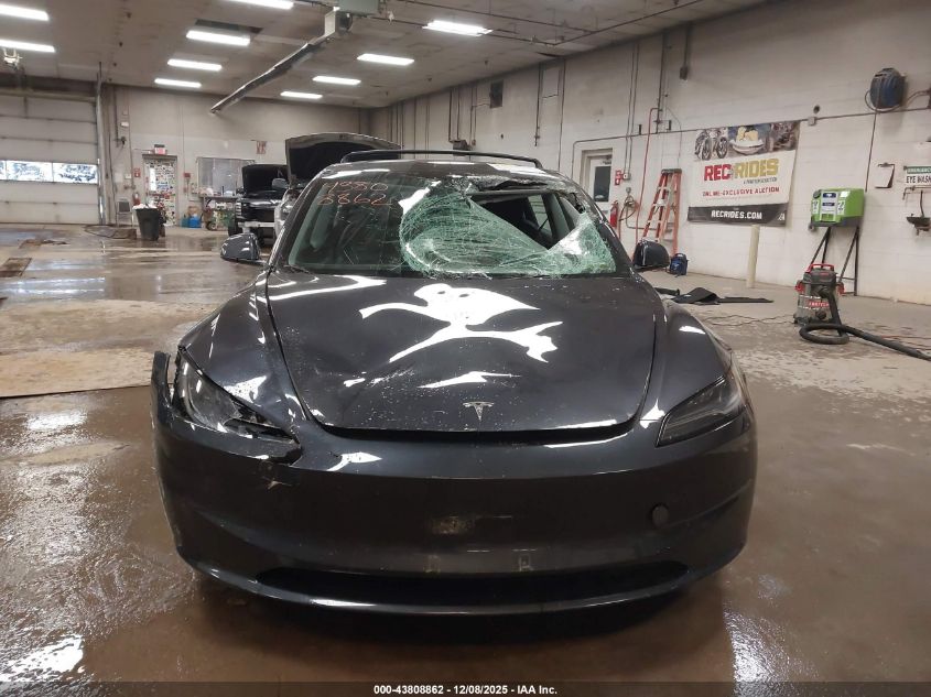 2024 Tesla Model 3 Long Range Dual Motor All-Wheel Drive VIN: 5YJ3E1EB2RF792911 Lot: 43808862