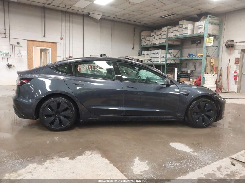 2024 Tesla Model 3 Long Range Dual Motor All-Wheel Drive VIN: 5YJ3E1EB2RF792911 Lot: 43808862