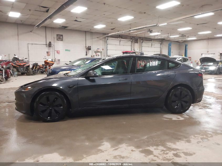 2024 Tesla Model 3 Long Range Dual Motor All-Wheel Drive VIN: 5YJ3E1EB2RF792911 Lot: 43808862