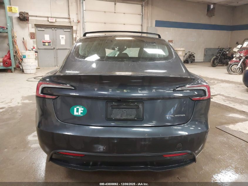 2024 Tesla Model 3 Long Range Dual Motor All-Wheel Drive VIN: 5YJ3E1EB2RF792911 Lot: 43808862