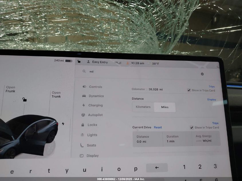 2024 Tesla Model 3 Long Range Dual Motor All-Wheel Drive VIN: 5YJ3E1EB2RF792911 Lot: 43808862