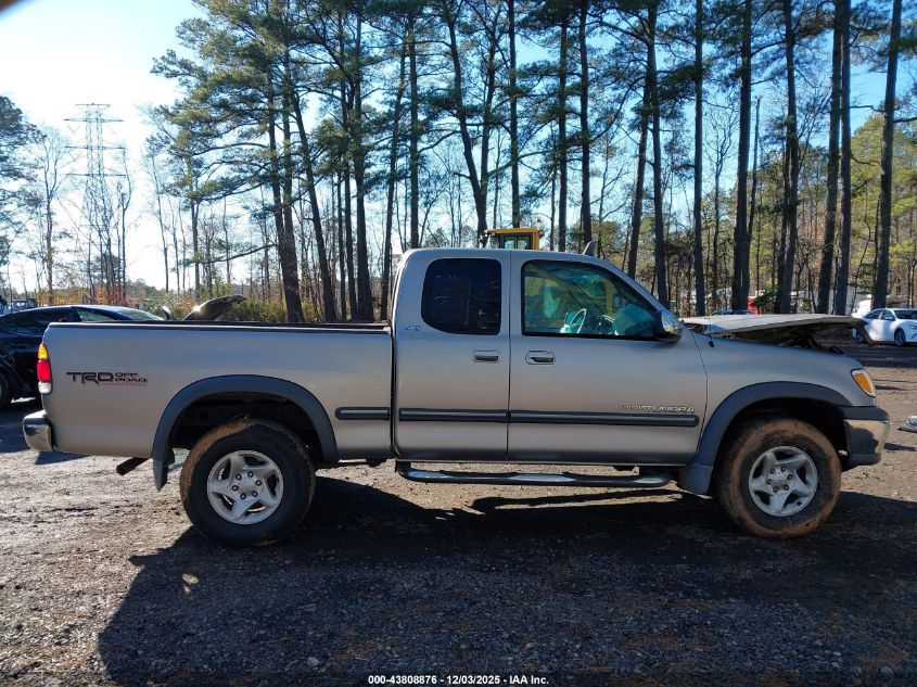 2002 Toyota Tundra Sr5 V8 VIN: 5TBBT44122S268440 Lot: 43808876