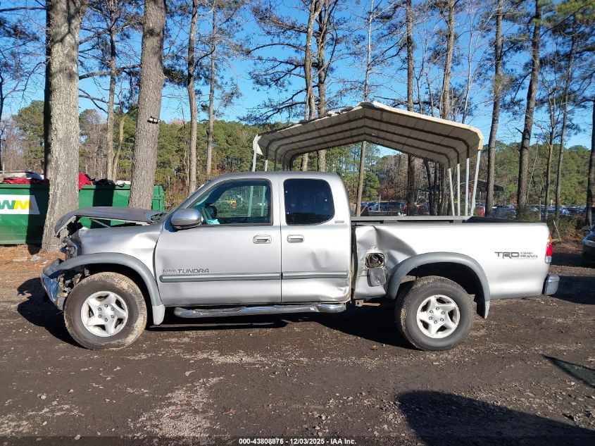 2002 Toyota Tundra Sr5 V8 VIN: 5TBBT44122S268440 Lot: 43808876