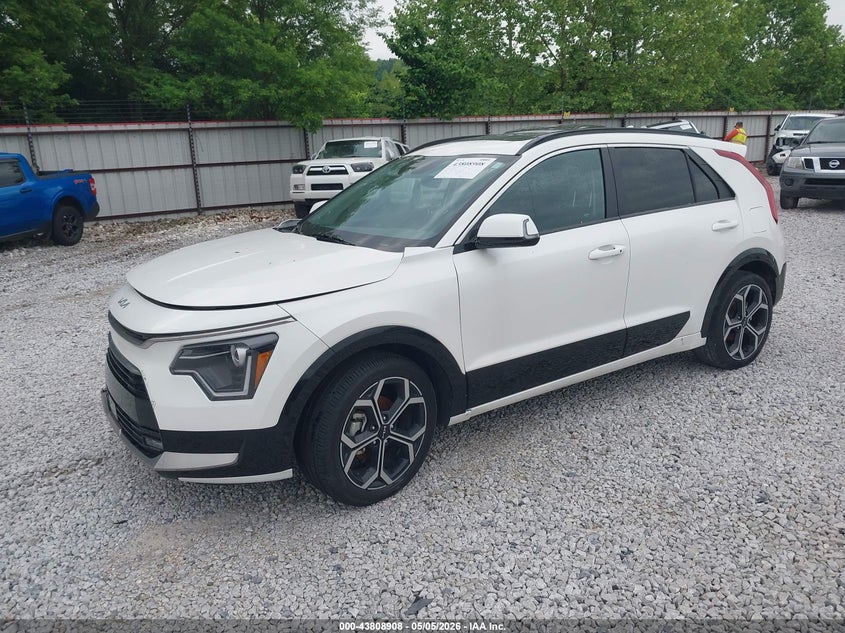 Vin: kndcr3le5r5187652, lot: 44304366, kia niro ex touring 20242