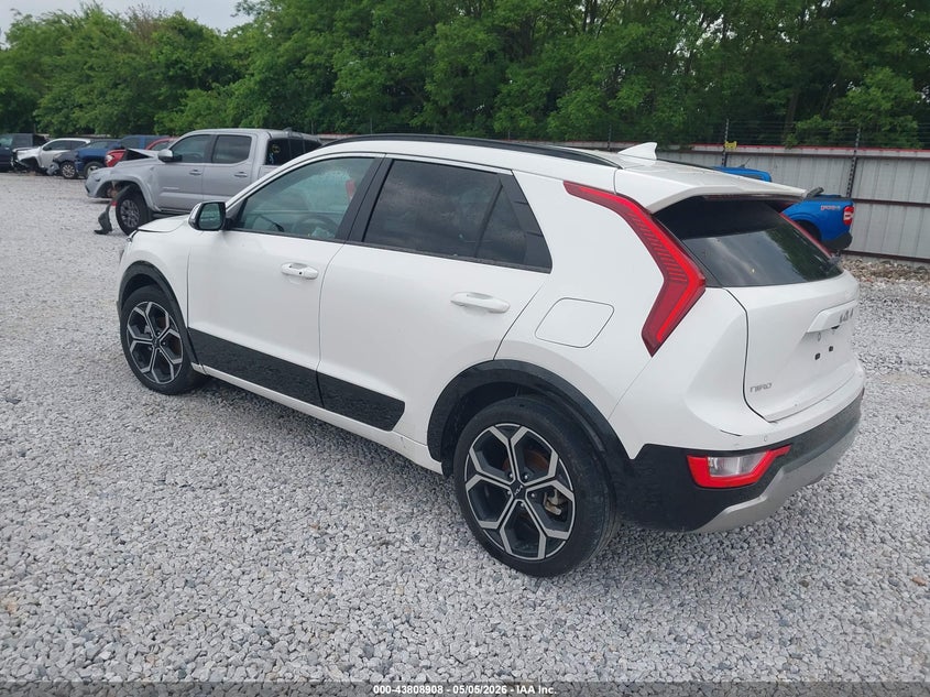 Vin: kndcr3le5r5187652, lot: 44304366, kia niro ex touring 20243