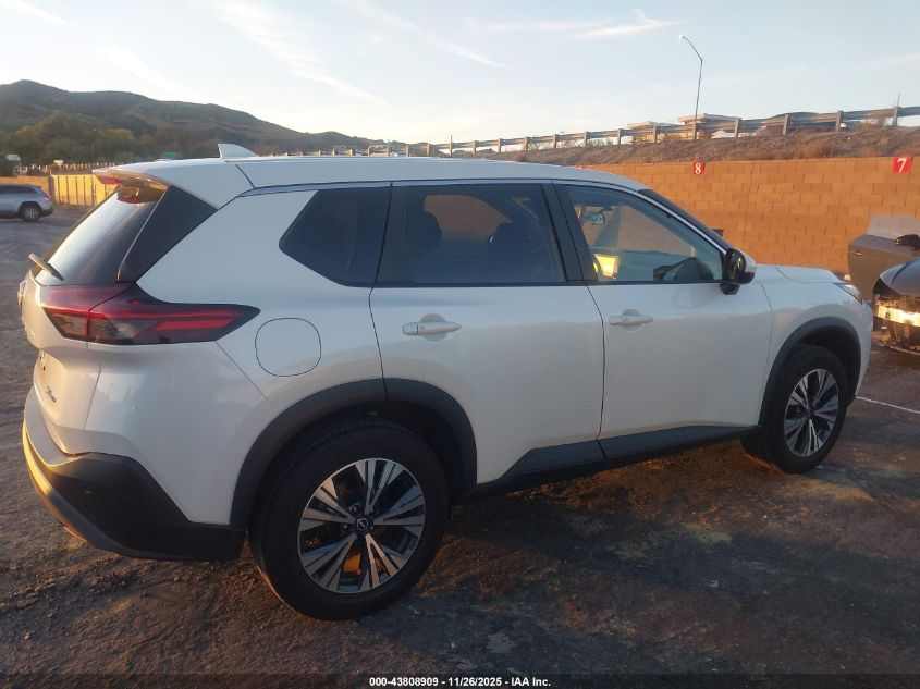 2022 Nissan Rogue Sv VIN: 5N1BT3BBXNC720052 Lot: 43808909