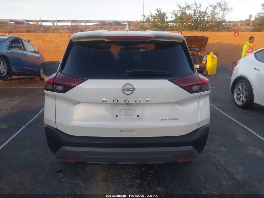 2022 Nissan Rogue Sv VIN: 5N1BT3BBXNC720052 Lot: 43808909