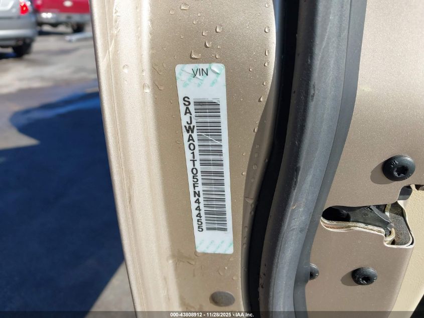 2005 Jaguar S-Type 3.0L V6 VIN: SAJWA01T05FN44455 Lot: 43808912