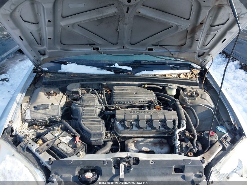 2001 Honda Civic Lx VIN: 2HGES16561H615756 Lot: 43808929