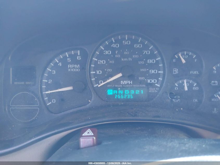 2002 Chevrolet Tahoe Lt VIN: 1GNEK13Z72R252477 Lot: 43808959