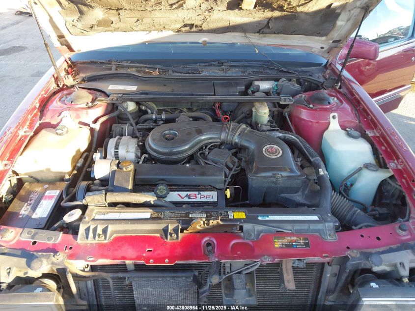 1993 Cadillac Deville VIN: 1G6CD53B2P4244394 Lot: 43808964