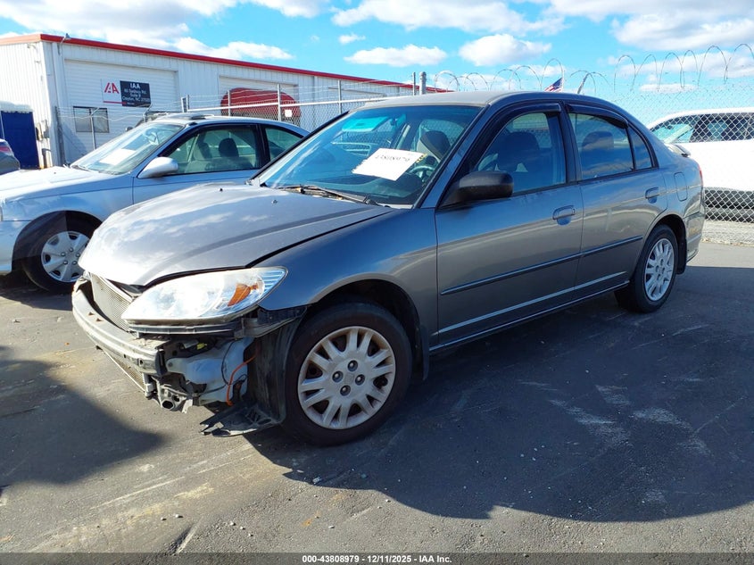 2HGES16665H545688 2005 HONDA CIVIC photo no. 2