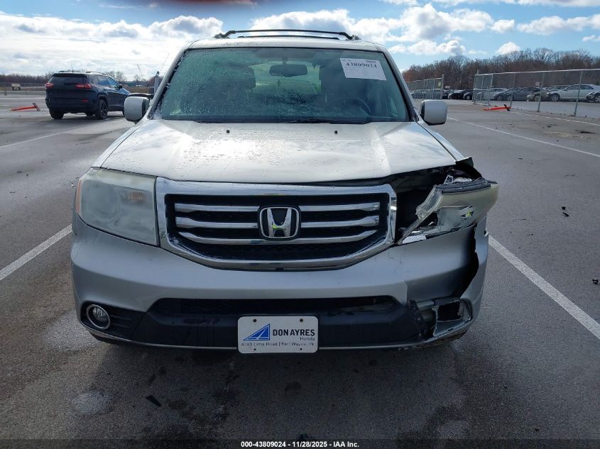 2013 Honda Pilot Ex-L VIN: 5FNYF4H58DB034817 Lot: 43809024