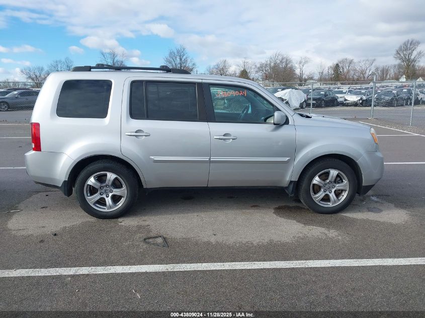 2013 Honda Pilot Ex-L VIN: 5FNYF4H58DB034817 Lot: 43809024