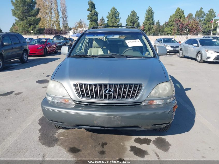 2000 Lexus Rx 300 VIN: JT6GF10U0Y0070882 Lot: 43809034
