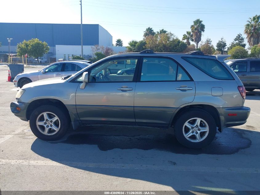 2000 Lexus Rx 300 VIN: JT6GF10U0Y0070882 Lot: 43809034