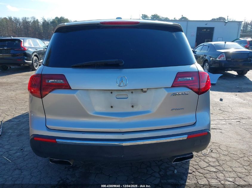 2013 Acura Mdx Technology Package VIN: 2HNYD2H34DH502734 Lot: 43809040
