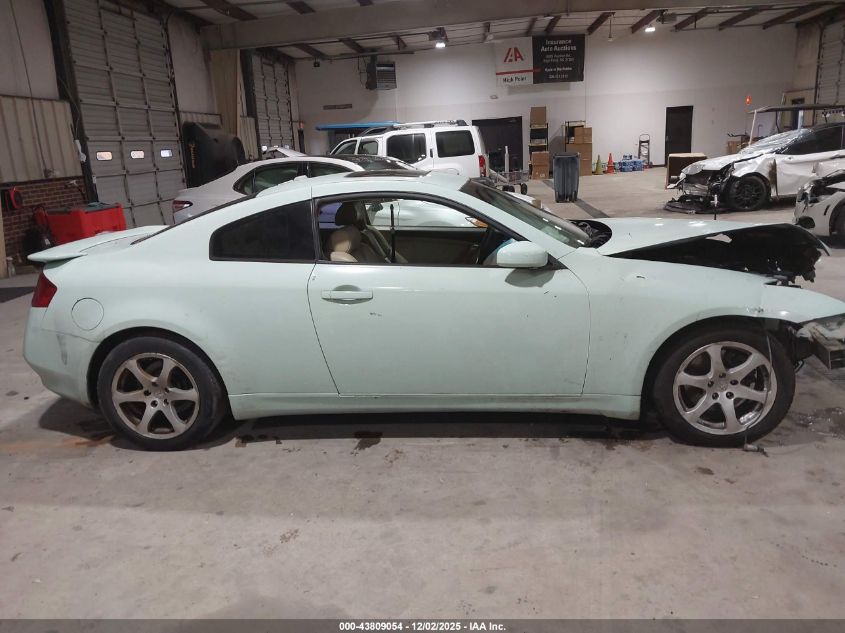 2005 Infiniti G35 VIN: JNKCV54EX5M423801 Lot: 43809054
