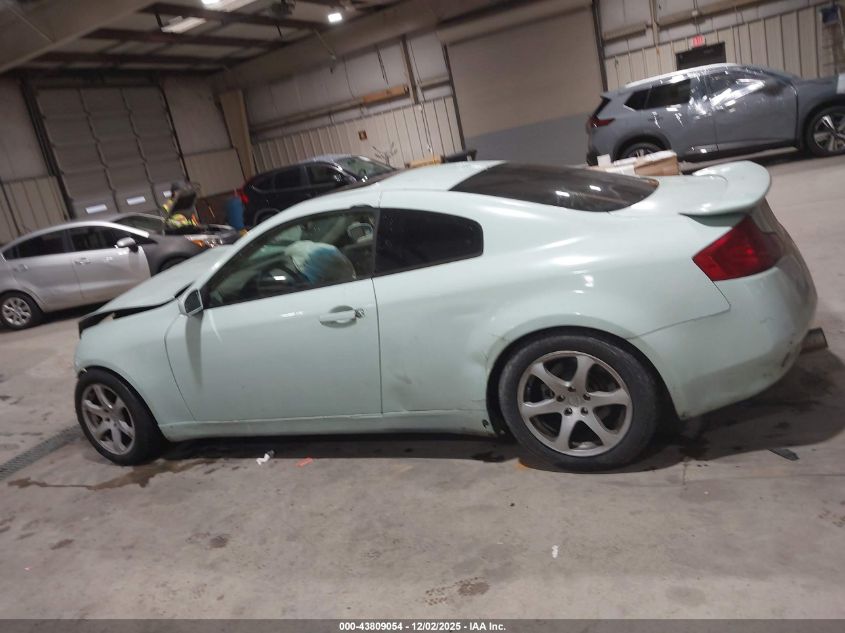 2005 Infiniti G35 VIN: JNKCV54EX5M423801 Lot: 43809054