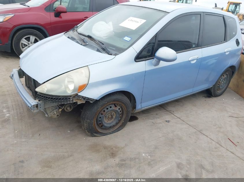 2008 Honda Fit VIN: JHMGD37478S053760 Lot: 43809067