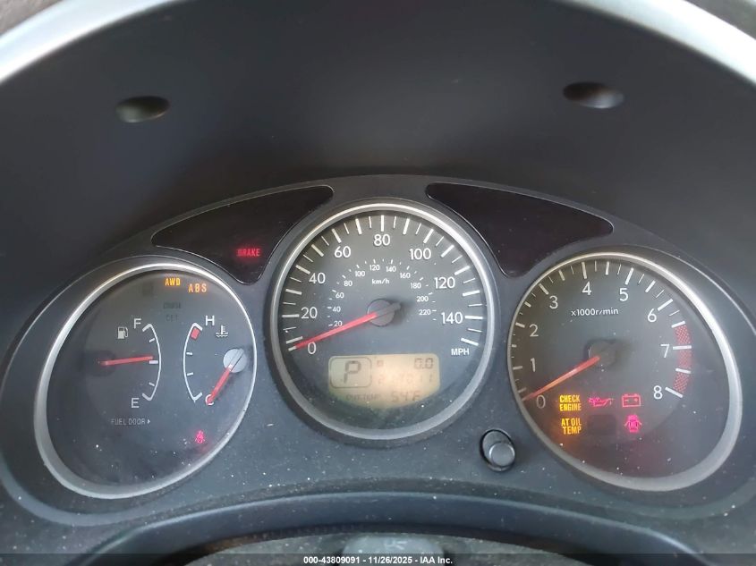 2005 Subaru Forester 2.5Xt VIN: JF1SG69675H741548 Lot: 43809091