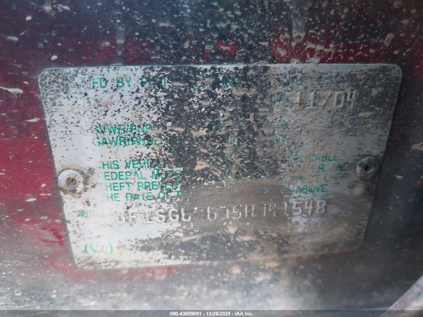 2005 Subaru Forester 2.5Xt VIN: JF1SG69675H741548 Lot: 43809091