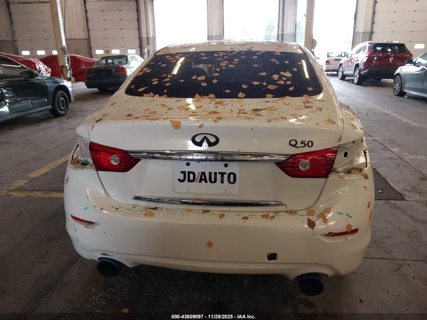 2014 Infiniti Q50 VIN: JN1BV7AP4EM691647 Lot: 43809097