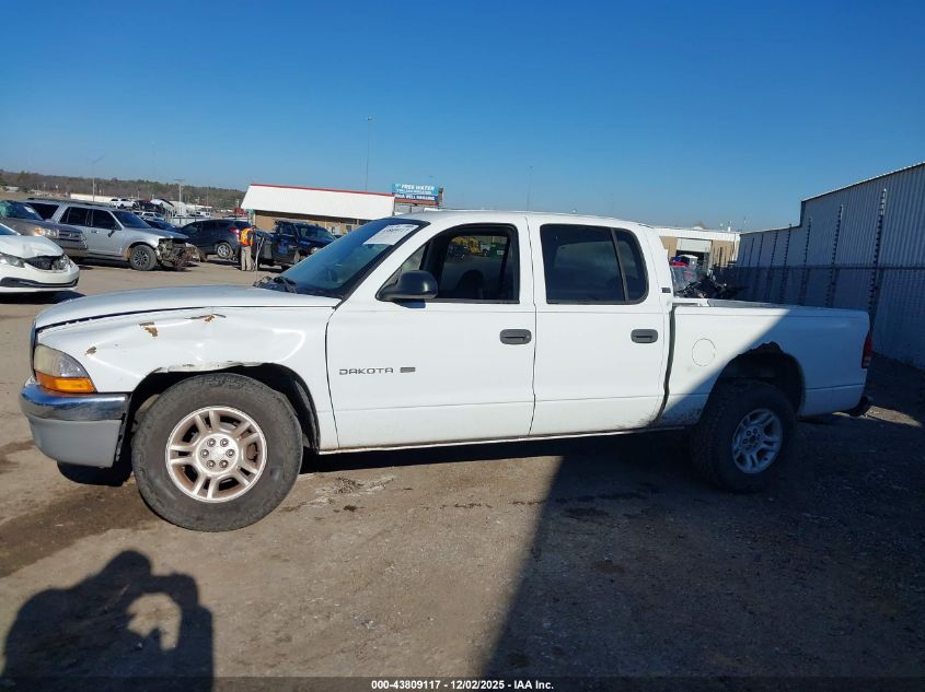 2001 Dodge Dakota Slt/Sport VIN: 1B7GL2AN31S115211 Lot: 43809117