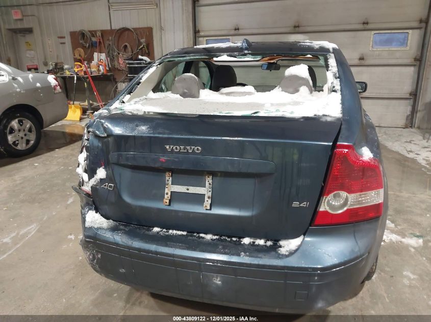 2006 Volvo S40 2.4I VIN: YV1MS382362185686 Lot: 43809122