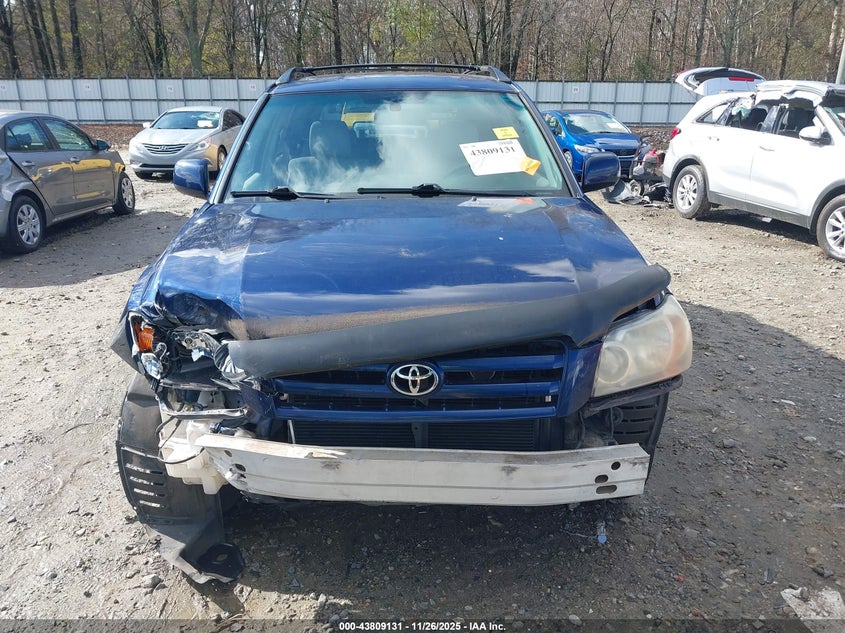 2007 Toyota Highlander V6 VIN: JTEHP21A370211510 Lot: 43809131