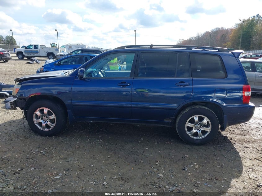 2007 Toyota Highlander V6 VIN: JTEHP21A370211510 Lot: 43809131