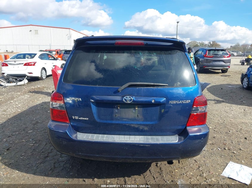 2007 Toyota Highlander V6 VIN: JTEHP21A370211510 Lot: 43809131