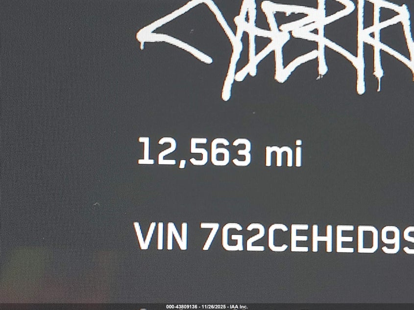 2025 Tesla Cybertruck All-Wheel Drive VIN: 7G2CEHED9SA073343 Lot: 43809136