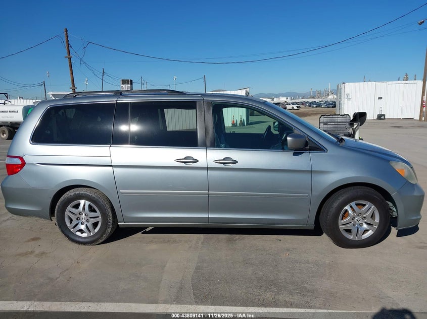2007 Honda Odyssey Ex-L VIN: 5FNRL38767B080501 Lot: 43809141