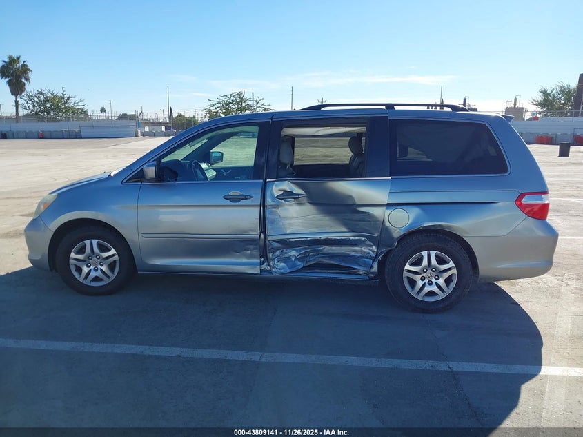2007 Honda Odyssey Ex-L VIN: 5FNRL38767B080501 Lot: 43809141