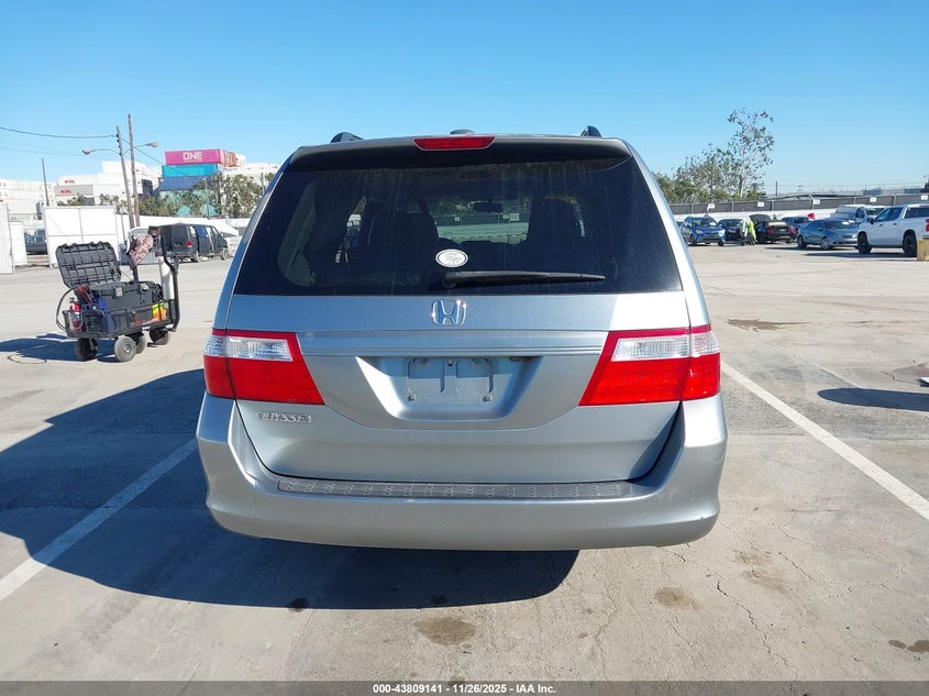 2007 Honda Odyssey Ex-L VIN: 5FNRL38767B080501 Lot: 43809141