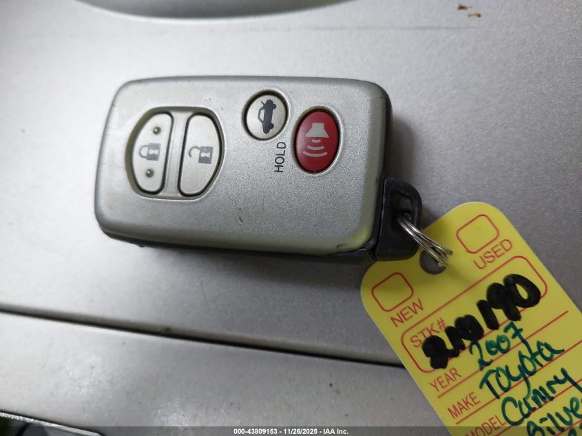 2007 Toyota Camry Hybrid VIN: JTNBB46K073027321 Lot: 43809153