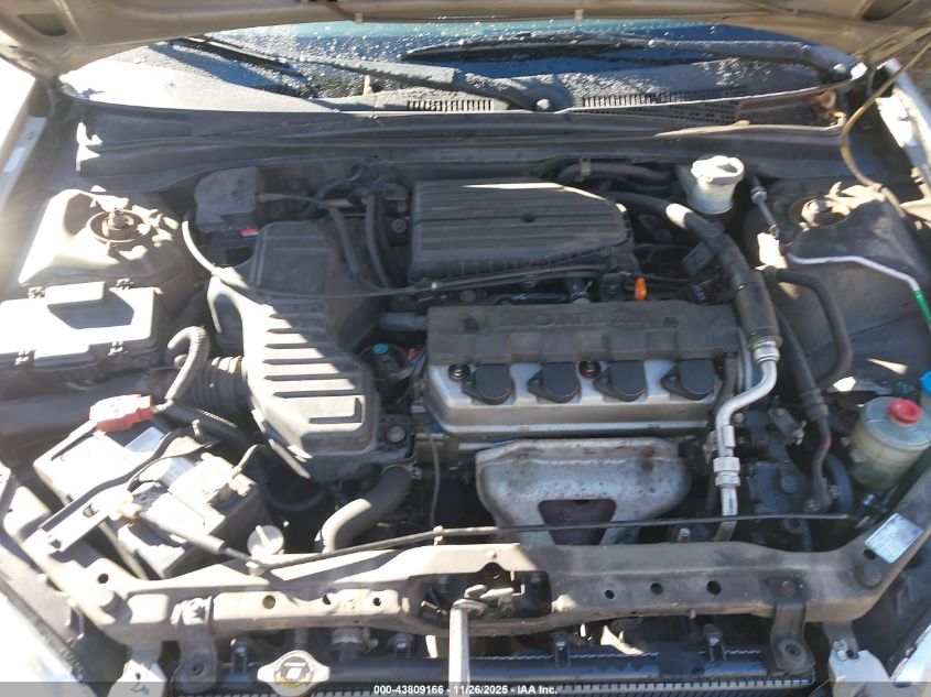 2005 Honda Civic Lx VIN: 2HGES16515H555231 Lot: 43809166