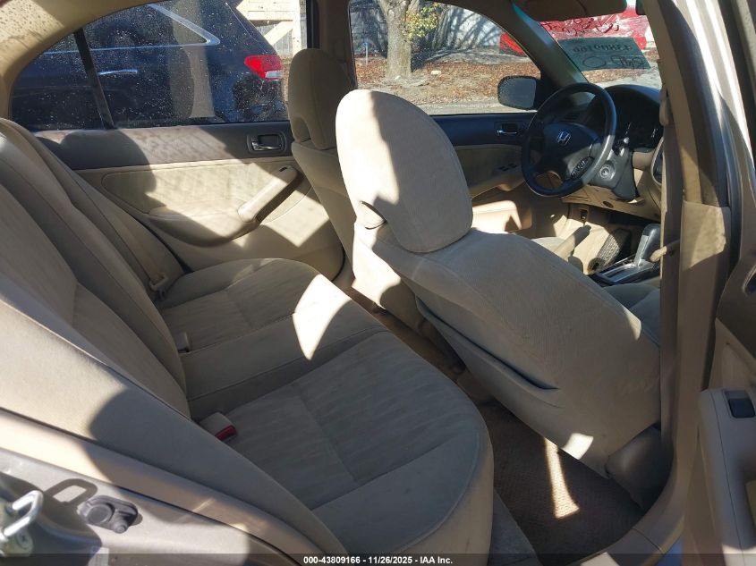 2005 Honda Civic Lx VIN: 2HGES16515H555231 Lot: 43809166