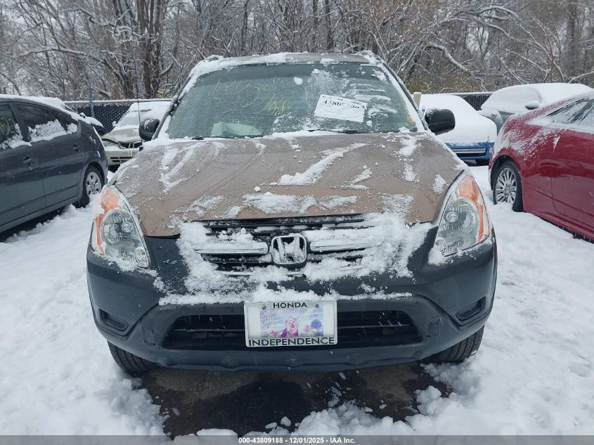 2002 Honda Cr-V Lx VIN: JHLRD78402C068539 Lot: 43809188