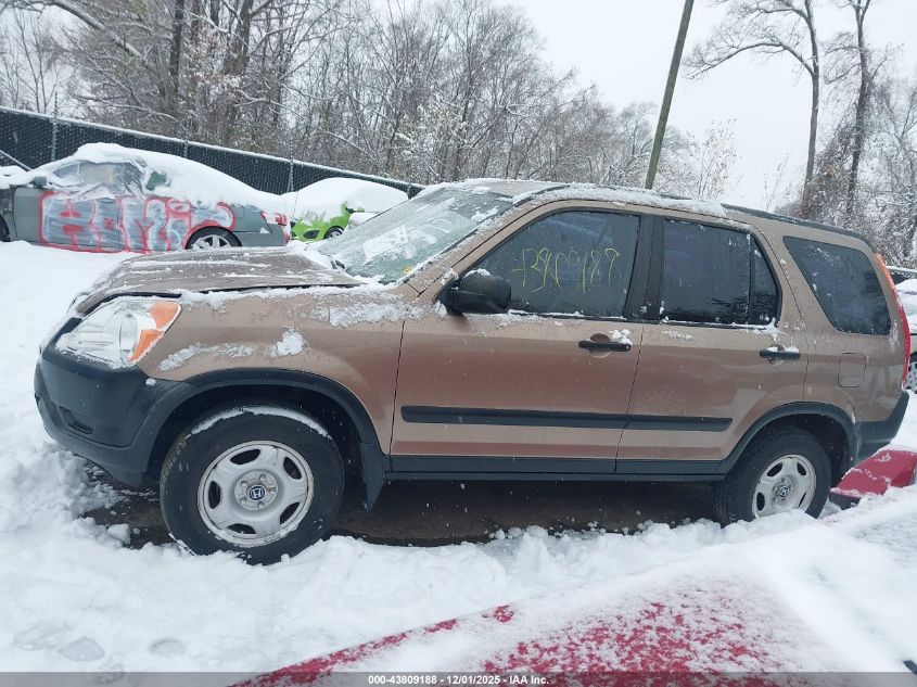 2002 Honda Cr-V Lx VIN: JHLRD78402C068539 Lot: 43809188