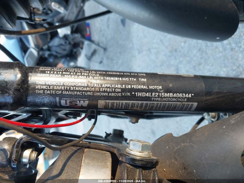 2021 Harley-Davidson Xl883 N VIN: 1HD4LE215MB406344 Lot: 43809192