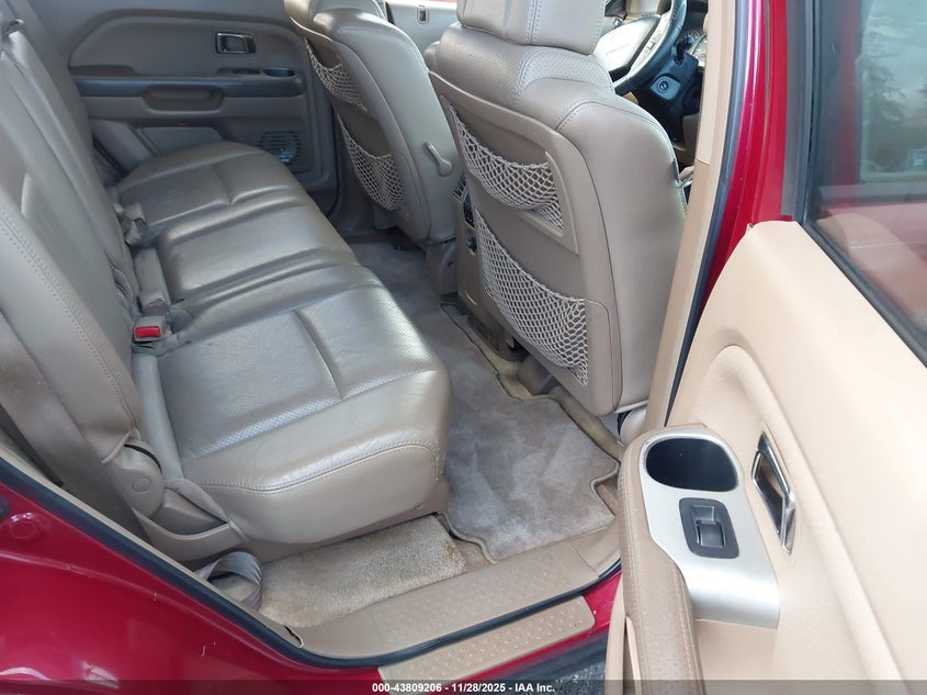 2005 Honda Pilot Ex-L VIN: 5FNYF18645B019627 Lot: 43809206