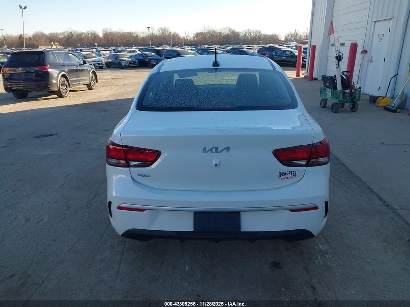 2023 Kia Rio Lx VIN: 3KPA24ADXPE575599 Lot: 43809256