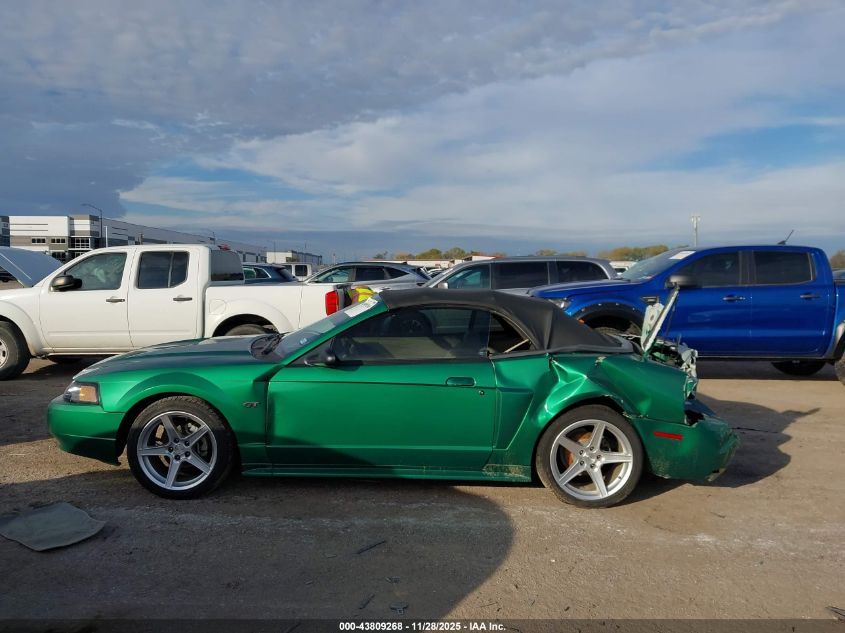 2001 Ford Mustang Gt VIN: 1FAFP45X41F148661 Lot: 43809268