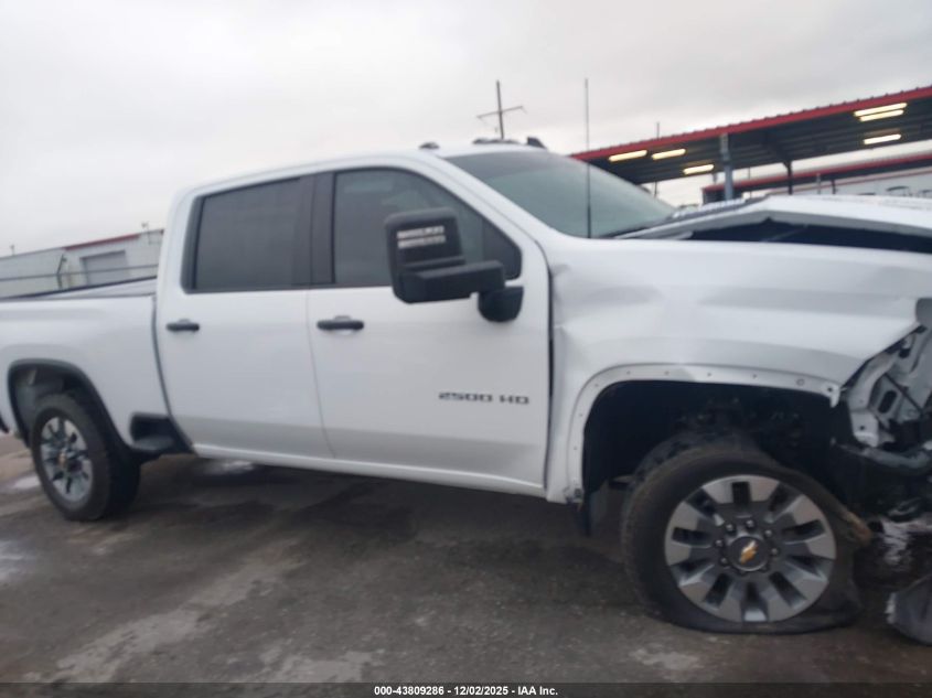 2025 Chevrolet Silverado 2500Hd 4Wd Standard Bed Custom VIN: 2GC4KMEY2S1175357 Lot: 43809286